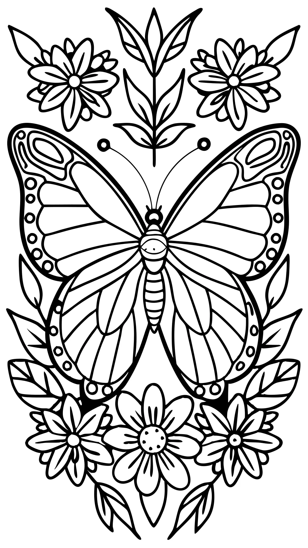 Páginas para colorear de mariposas imprimibles